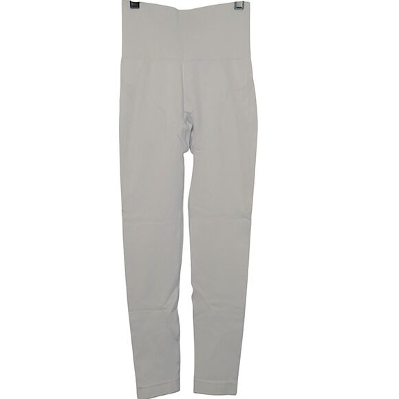 Halara Gray Seamless Flow HW Scrunch Ruched Butt Textured Yoga Leggings LARGE - Picture 7 of 11